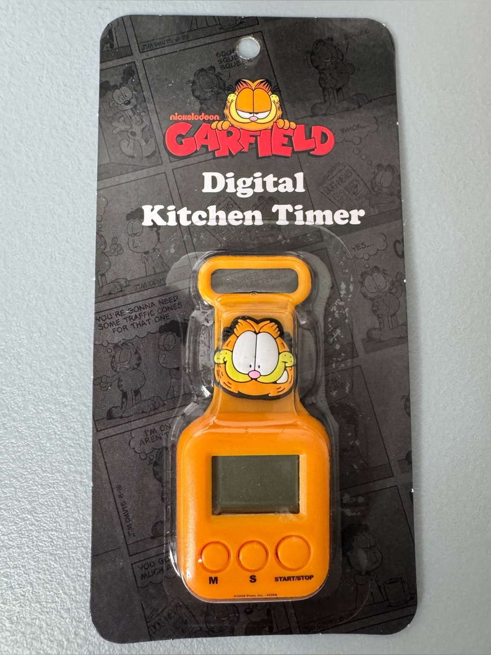 Garfield Orange Digital Kitchen Timer - Nickelodeon Licensed